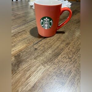 Starbucks 2021 orange to peach ombré coffee mug